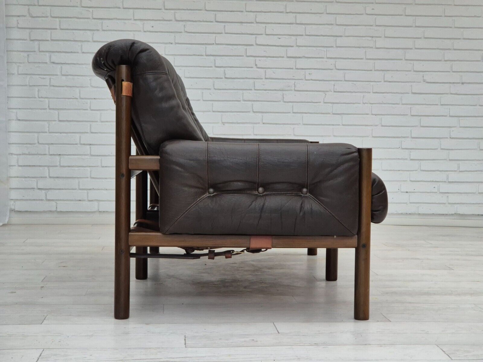 1970s Norwegian design by Ivar Opsvik for Bruksbo Norway 2 seater sofa