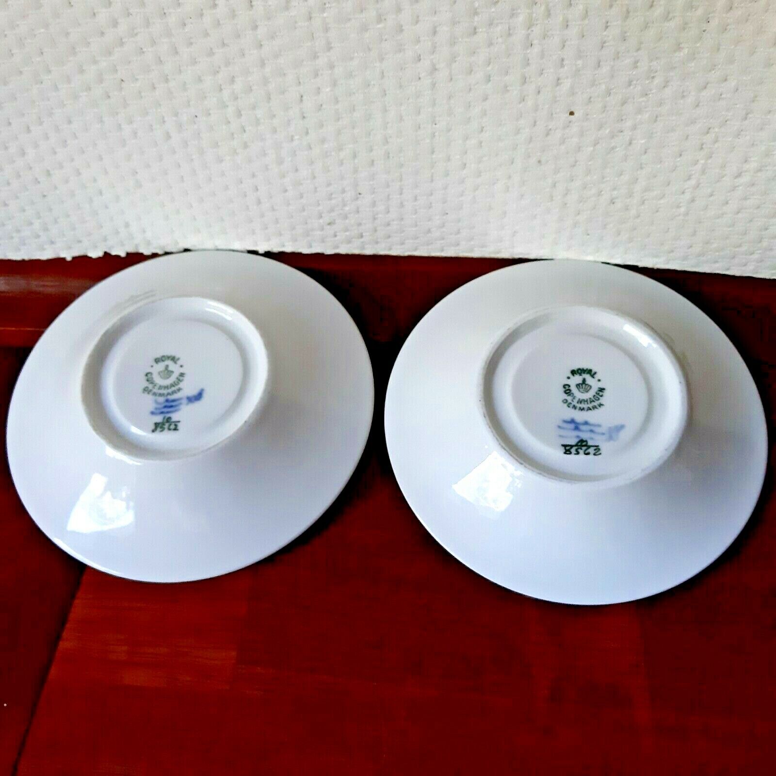 2 x COFFEE SETS BLUE FLOWER ANGULAR # 10- 8562 Royal Copenhagen Fact 1