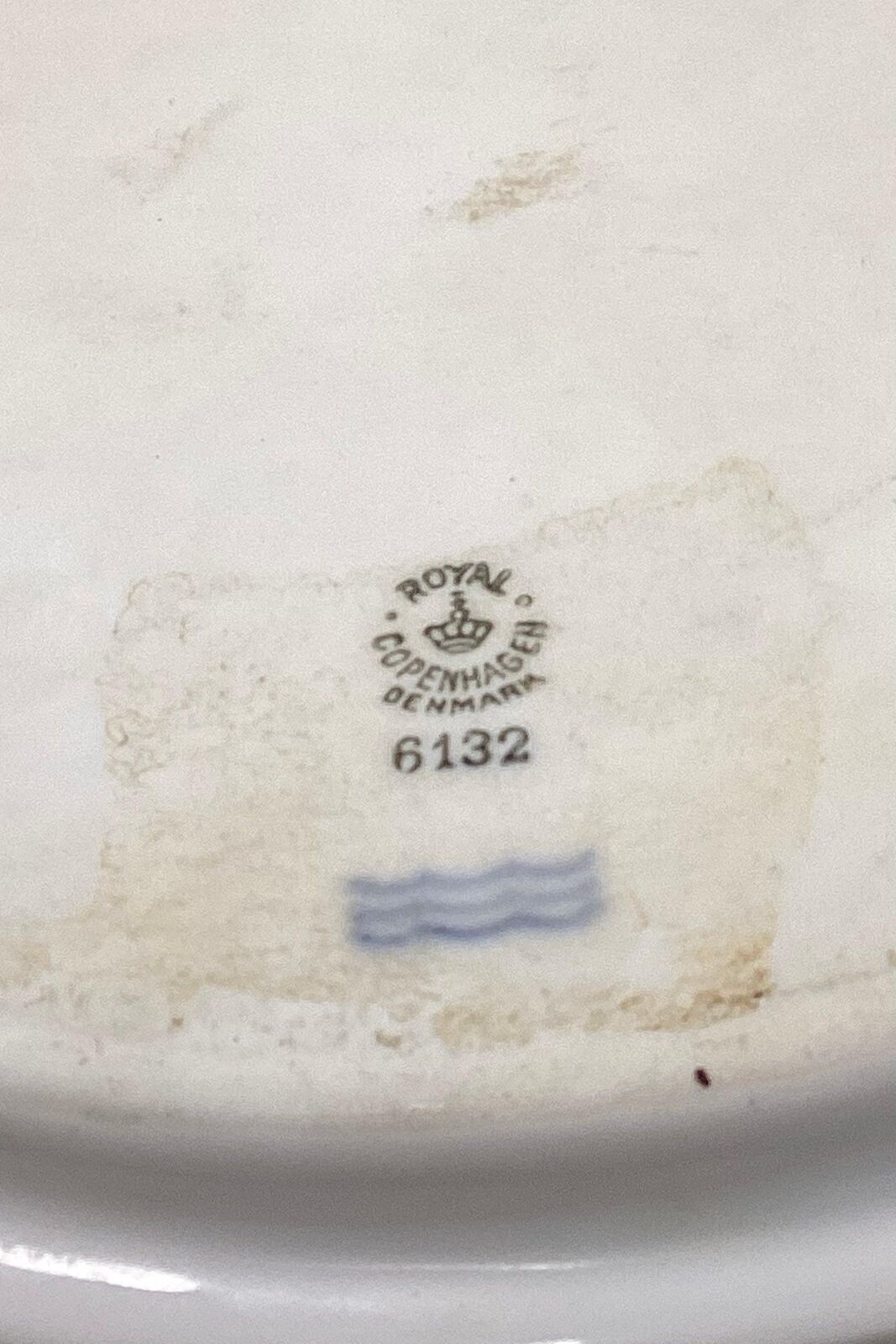 Royal Copenhagen White Institution Bowl from the Prison Service No 613