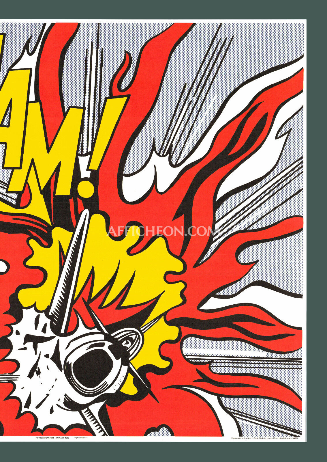 Roy Lichtenstein 'WHAAM!' 1986 Original Exhibition Poster Print Set