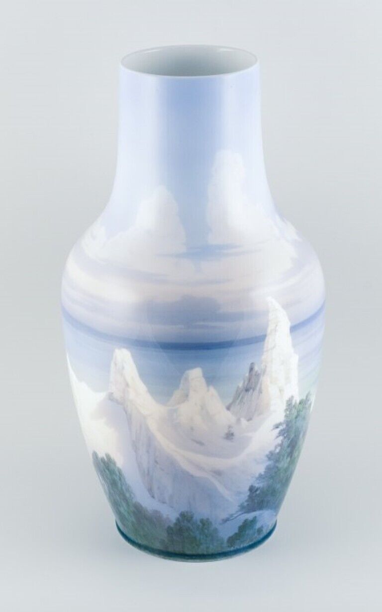 Arthur Boesen for Royal Copenhagen unique colossal porcelain vase