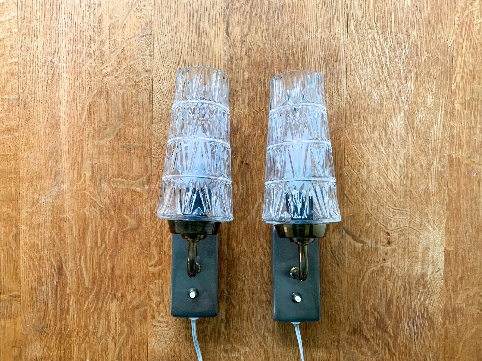 Set of Vintage Modern Wall Lamp Sconces by Astoria | 1960s Danish Design