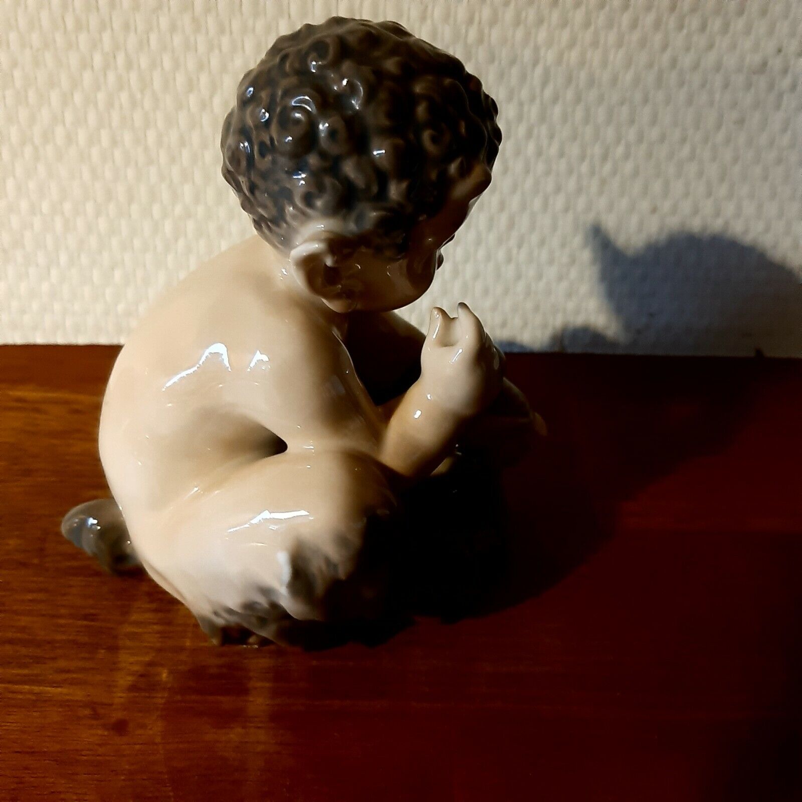 FAUN with SNAKE # 1712 by Chr Thomsen for ROYAL COPENHAGEN 1962