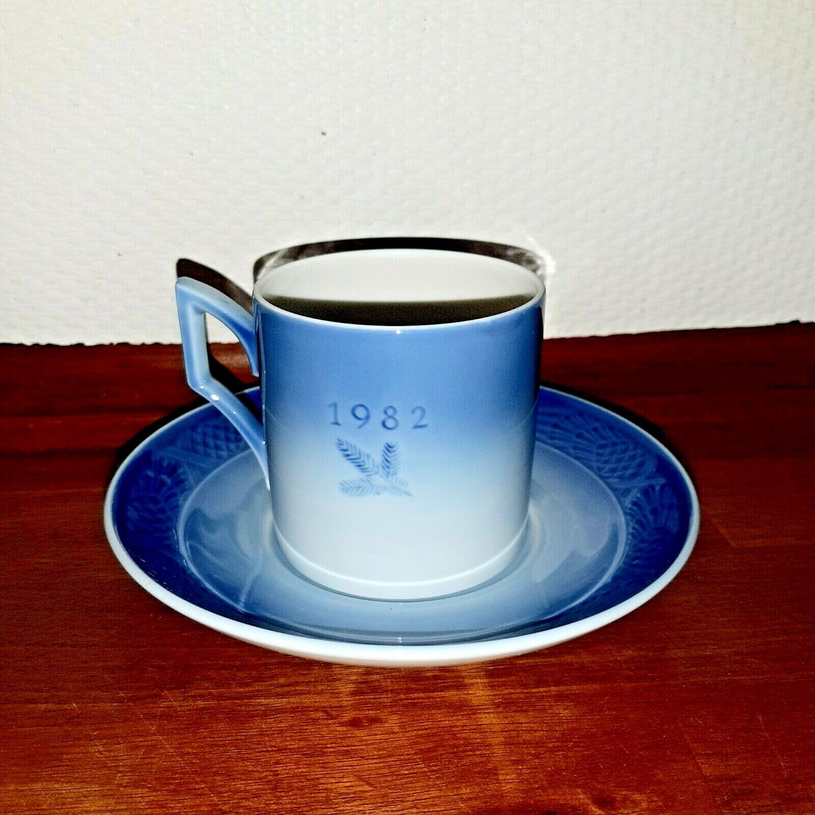 1982 TRIO SET Cup Saucer  Plate CHRISTMAS SERIE by Royal Copenhagen Fact 1