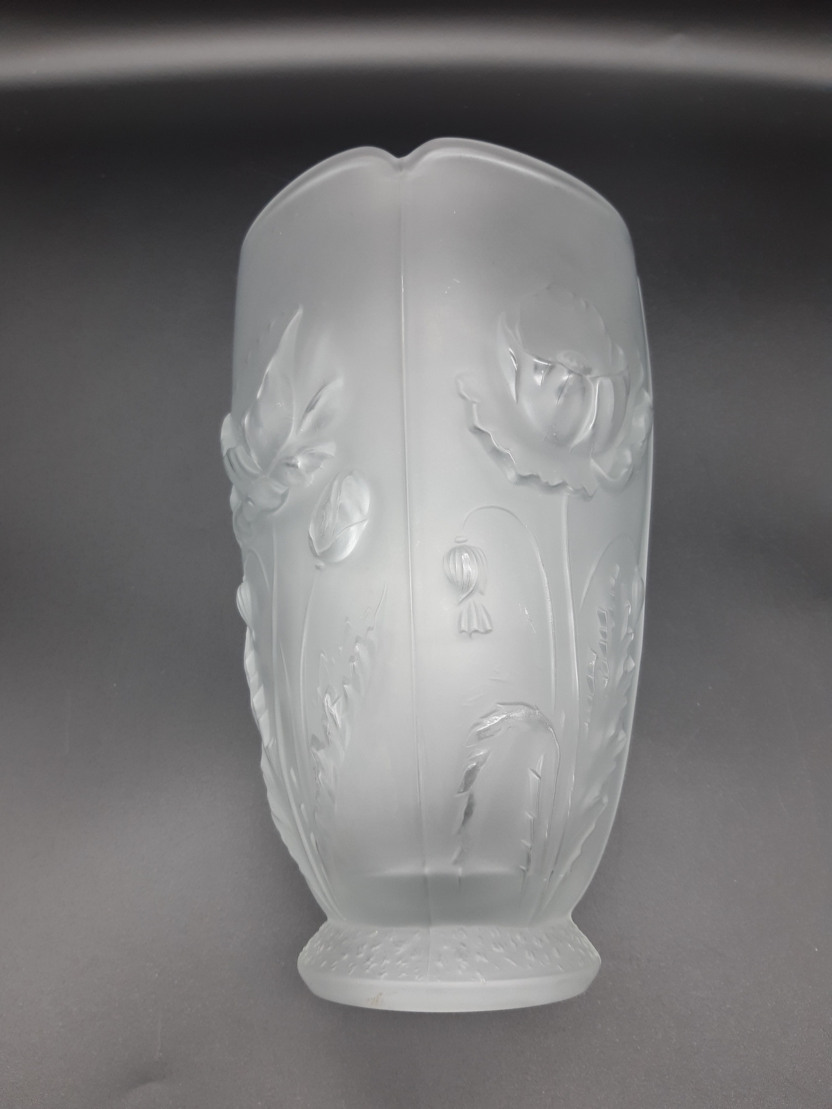 Barolac Josef Inwald Poppy frozen glass vase