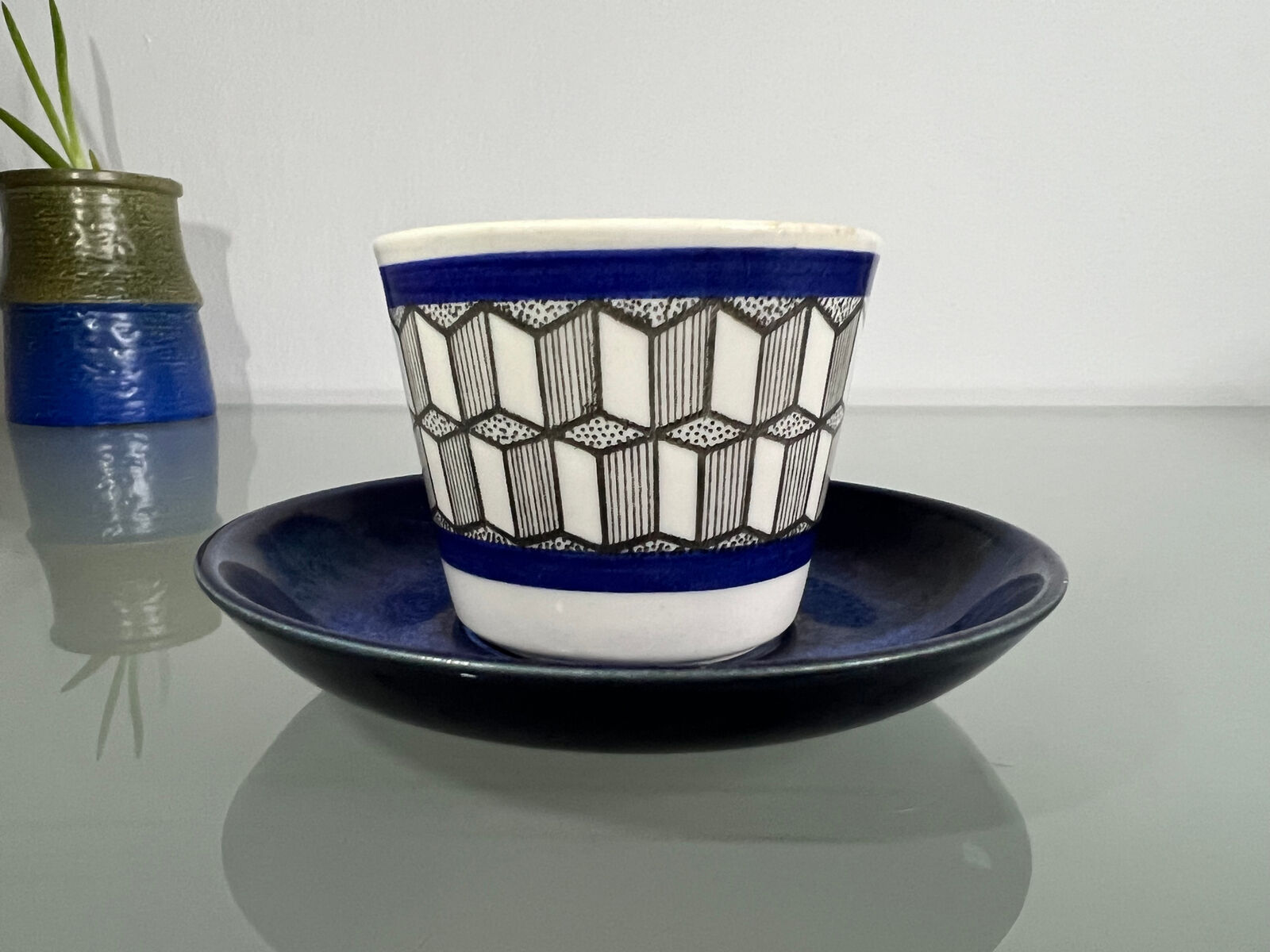 Gefle Fyr (Blue Version) Coffee Cup Set by Arthur Percys