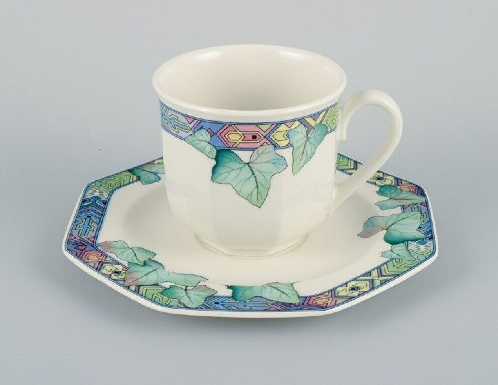 Villeroy  Boch Germany Six-person "Pasadena" porcelain coffee service