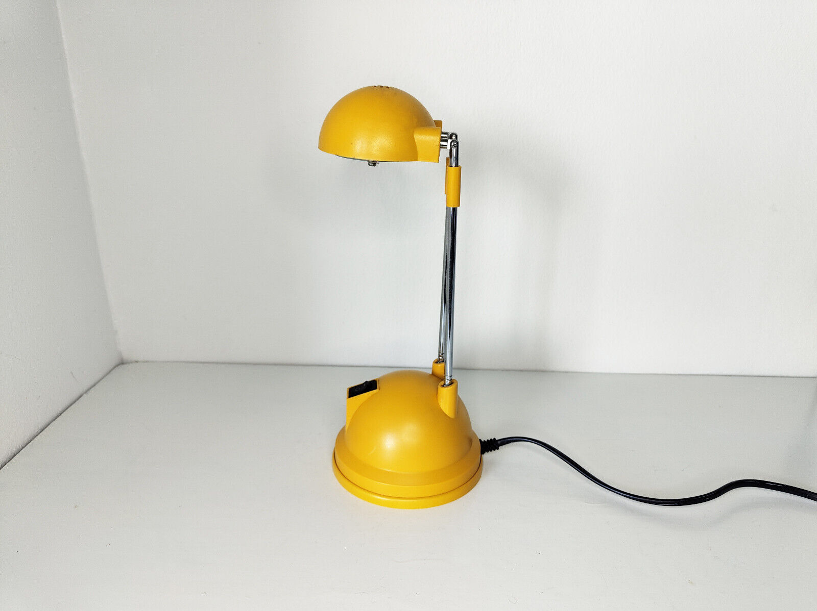 Vintage yellow desk lamp Ikea pop art postmodern Swedish design