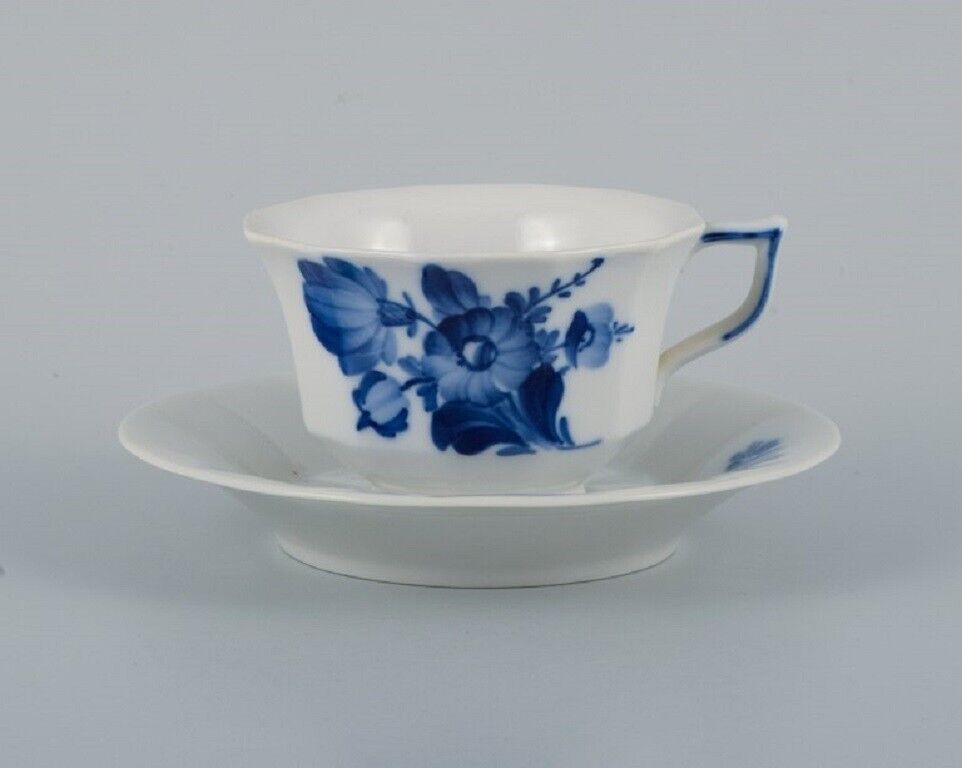 Royal Copenhagen Blue Flower angular Coffee service for six people