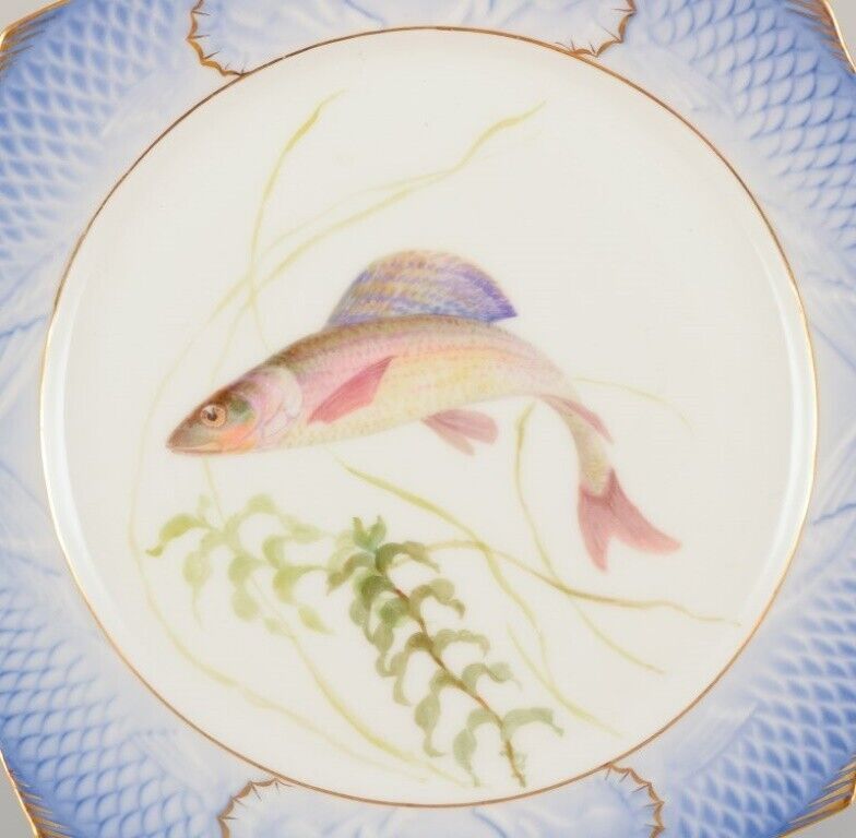 Royal Copenhagen Fauna Danica fish plate in porcelain Approx from 1930s