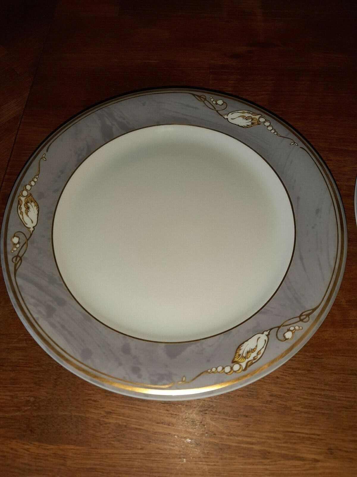 MAGNOLIA Grey 2 x Side Plates 19 cm Royal Copenhagen # 619 Fact 1