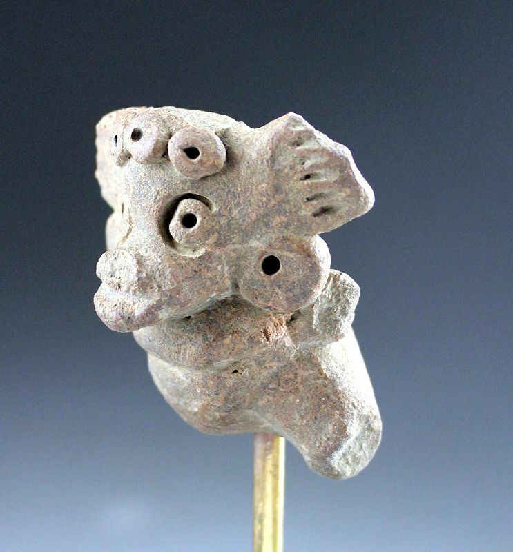 *SC*  PRE-COLUMBIAN POTTERY FIGURE OF  MYTHICAL CREATURE PRE 8TH CENT