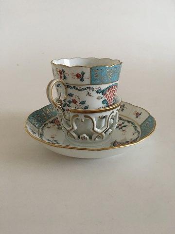 Herend Cornucopia (TCA) Chocolate Cup and saucer Hungary No 712