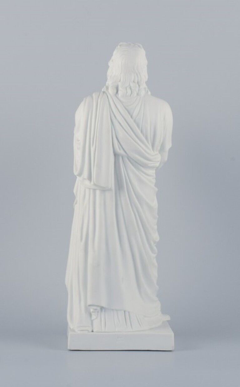 Bing  Grøndahl large and impressive biscuit sculpture of Moses Late 19th C