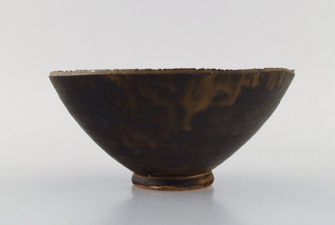 Eli Keller (b 1942) Sweden Unique bowl in glazed stoneware Japanese style