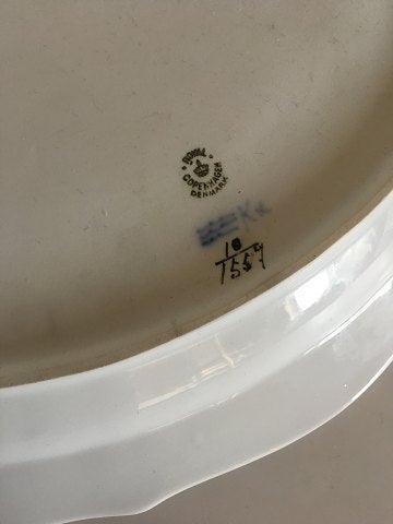 Royal Copenhagen Blue Flower Curved Oval Serving Dish No 1557