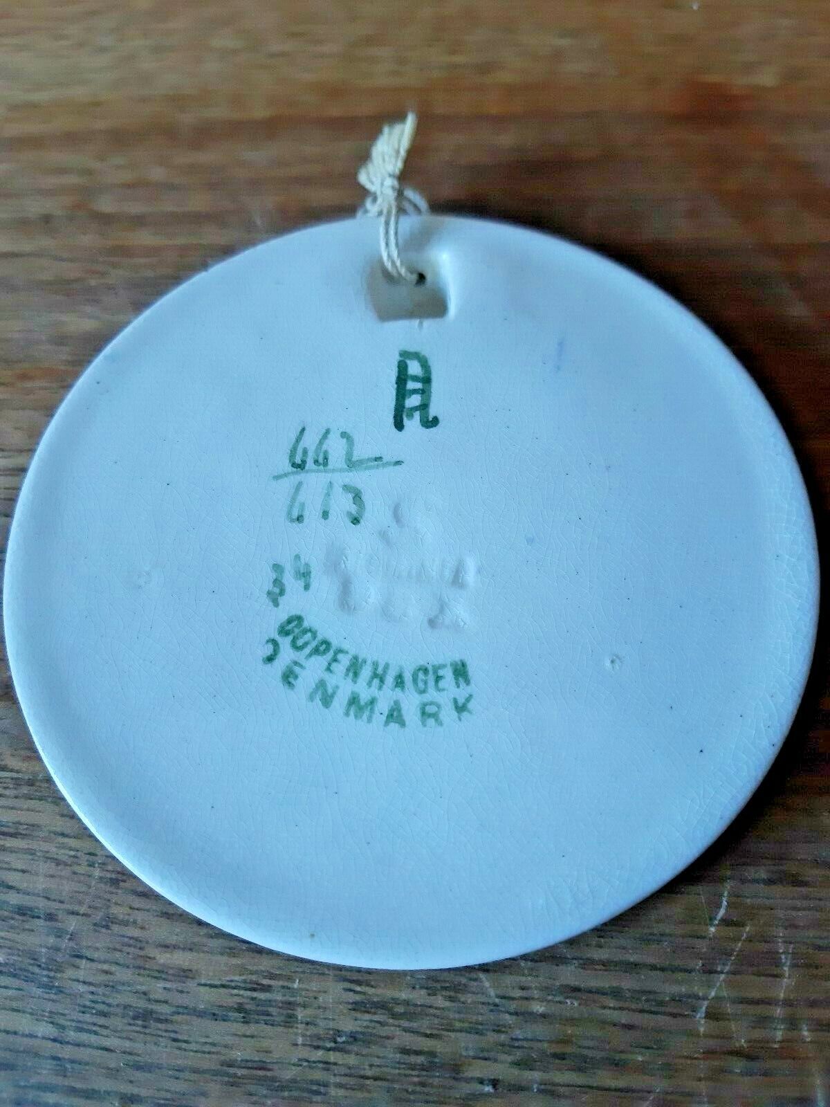 ANTIQUE 1909 Childrens Help Day Plate Aluminia ROYAL COPENHAGEN Fajance Faience