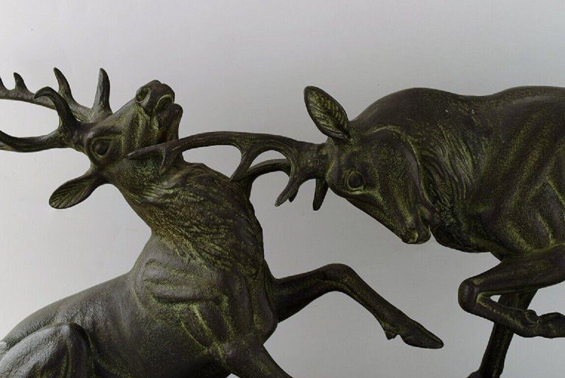 Irénée Rochard (1906-1984) France Colossal sculpture Fighting deer