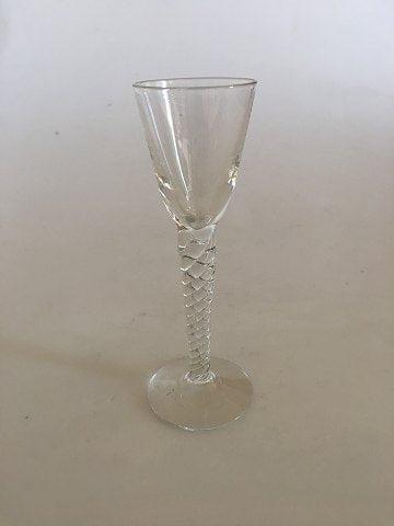 "Amager / Twist" Schnapps Glass 12 cm Kastrup Glassworks / Holmegaard