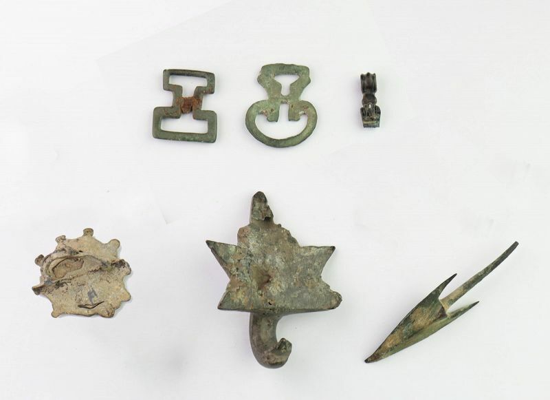 *SC*  NICE COLL OF ATTRACTIVE ROMAN ANCIENT BRONZE OBJECTS 1ST-3RD CENT