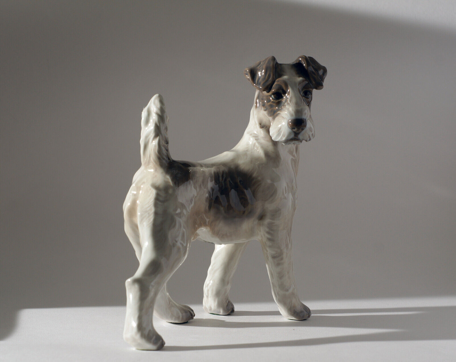 Dahl Jensen Standing Foxterrier terrier - Dog figurine