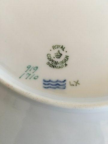 Royal Copenhagen Green Fish Dinner Plate No 919/1710 with Pleuronectes Platessa