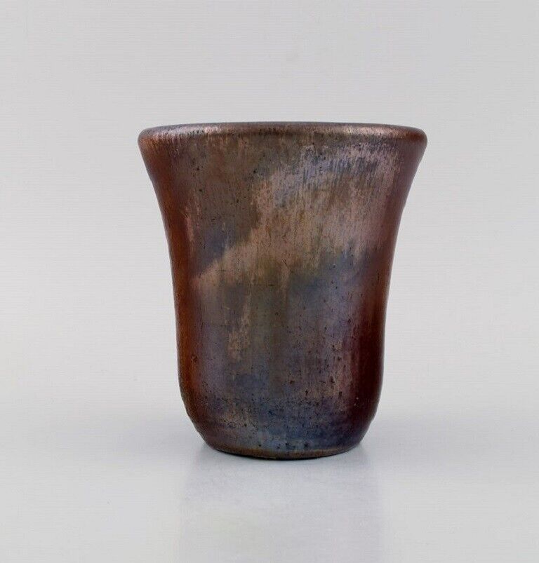 Søren Kongstrand (1872-1951) Denmark Vase in glazed stoneware