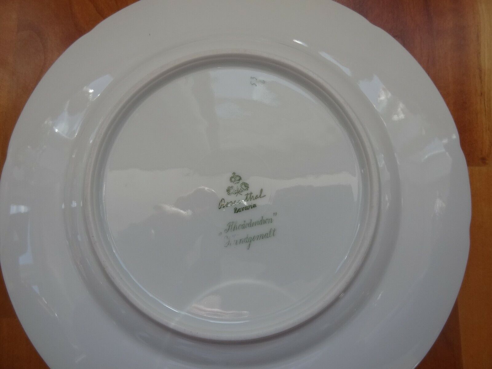 Four-plate Rosenthal Bavaria ""Rhododendron"" circa 1930