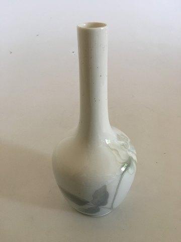 Royal Copenhagen Art Nouveau Vase No 615/43 with Rose decoration