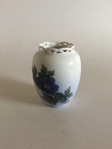 Royal Copenhagen Art Nouveau Vase with pierced top No 1763/160