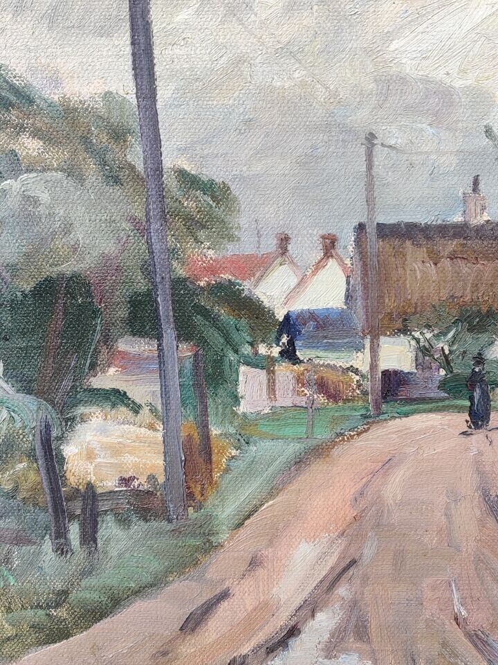 Andreas Moe (1877-1952): Road through the Village