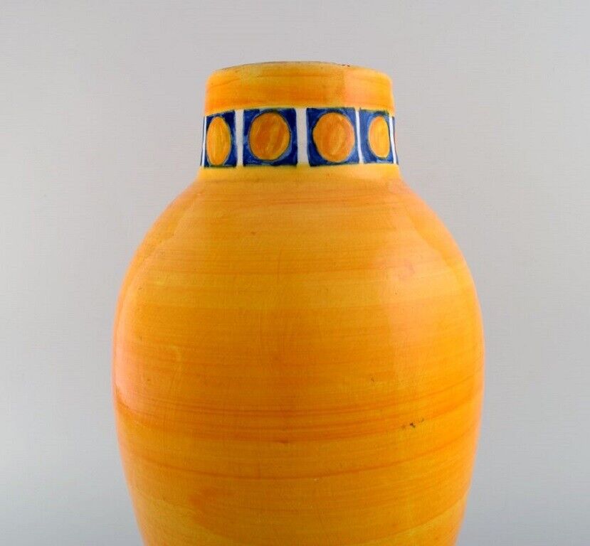 Poterie Serghini Morocco Large unique vase in hand-painted glazed stoneware