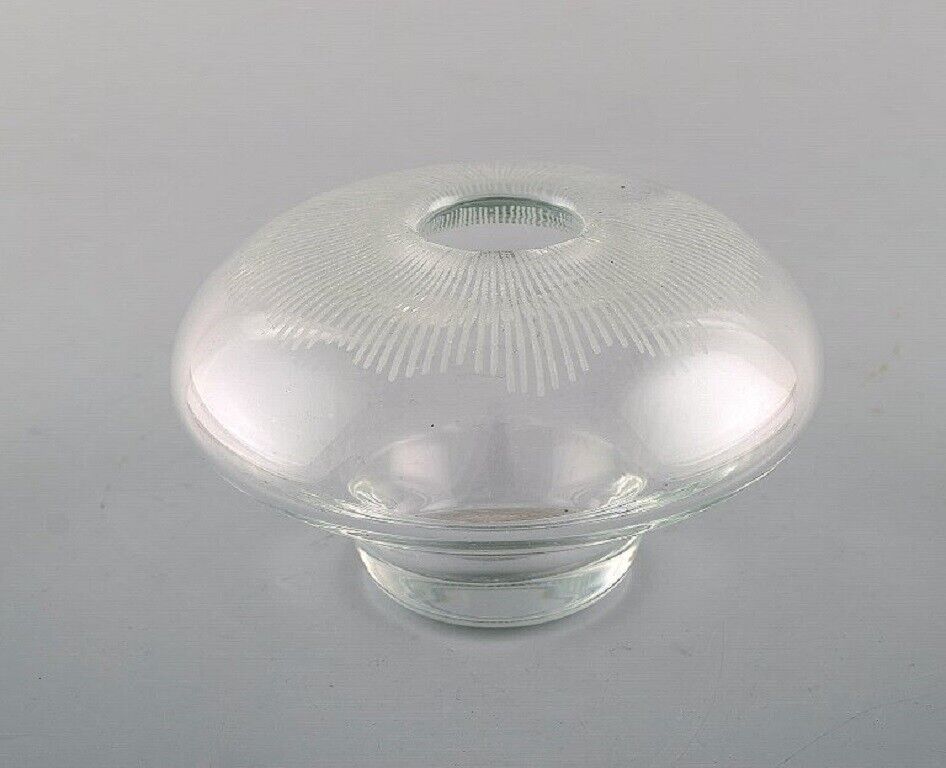 Bengt Orup for Johansfors Art Glass Vase Swedish design 1970's