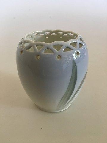 Royal Copenhagen Art Nouveau Vase No 108/225 with Daffodil decoration