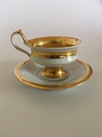 Royal Copenhagen Empire Cup and saucer from 1820-1850