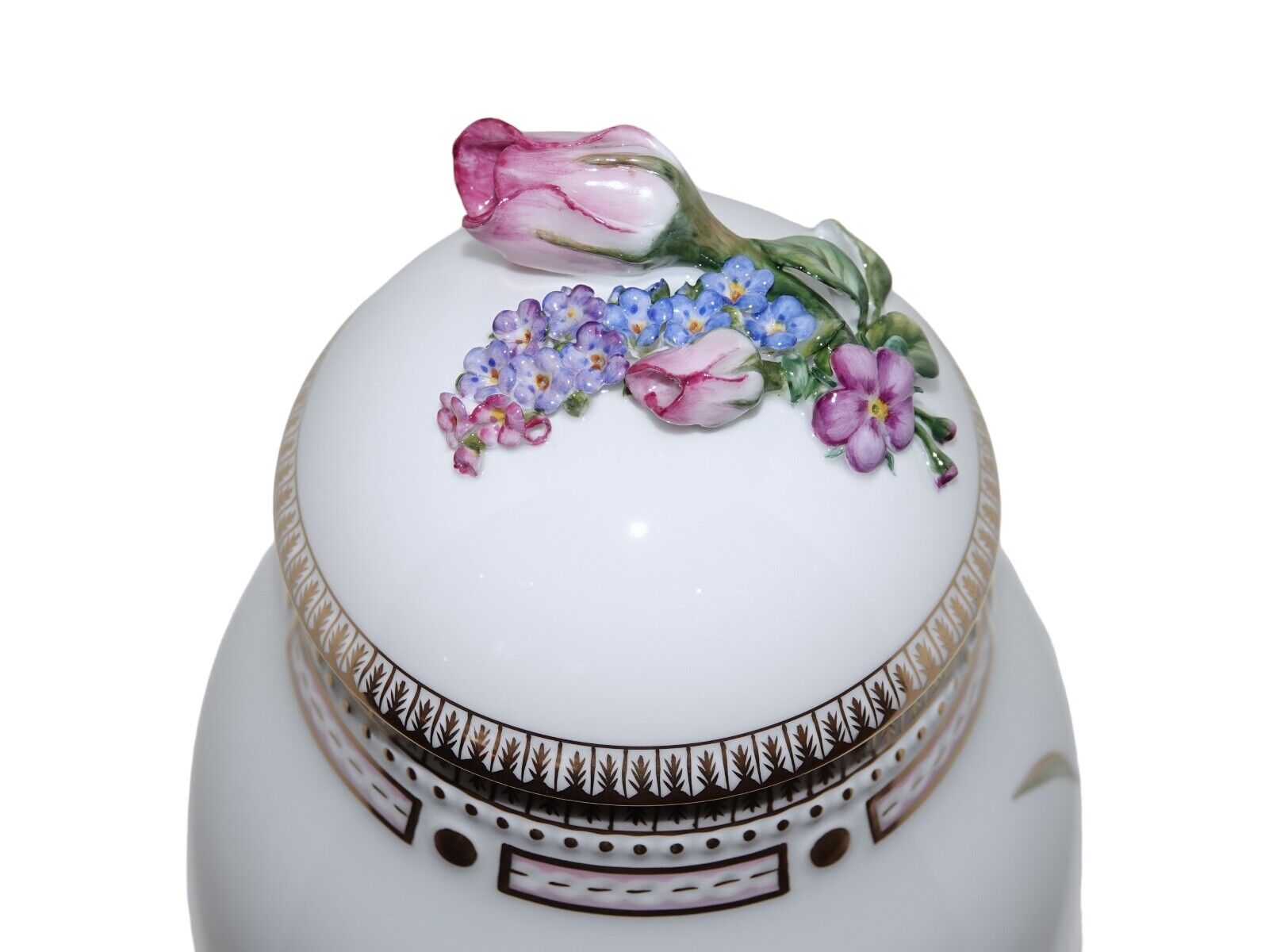 Royal Copenhagen Flora Danica Lidded Vase