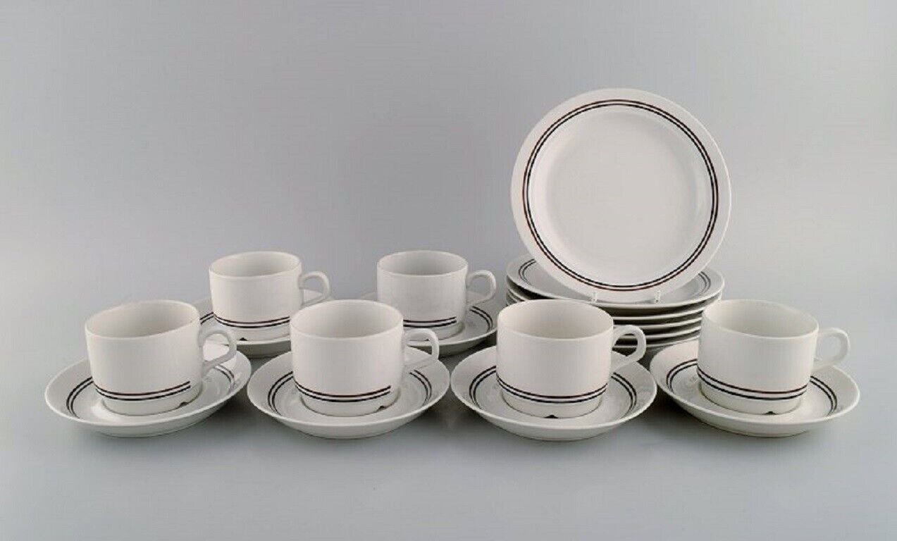 Rörstrand coffee service for six people Swedish design 1960s