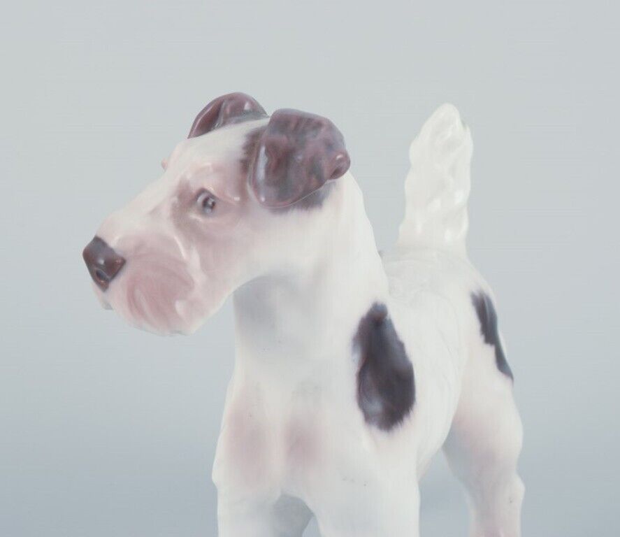 Bing  Grøndahl porcelain figurine of a Wire Fox Terrier 1920s/30s