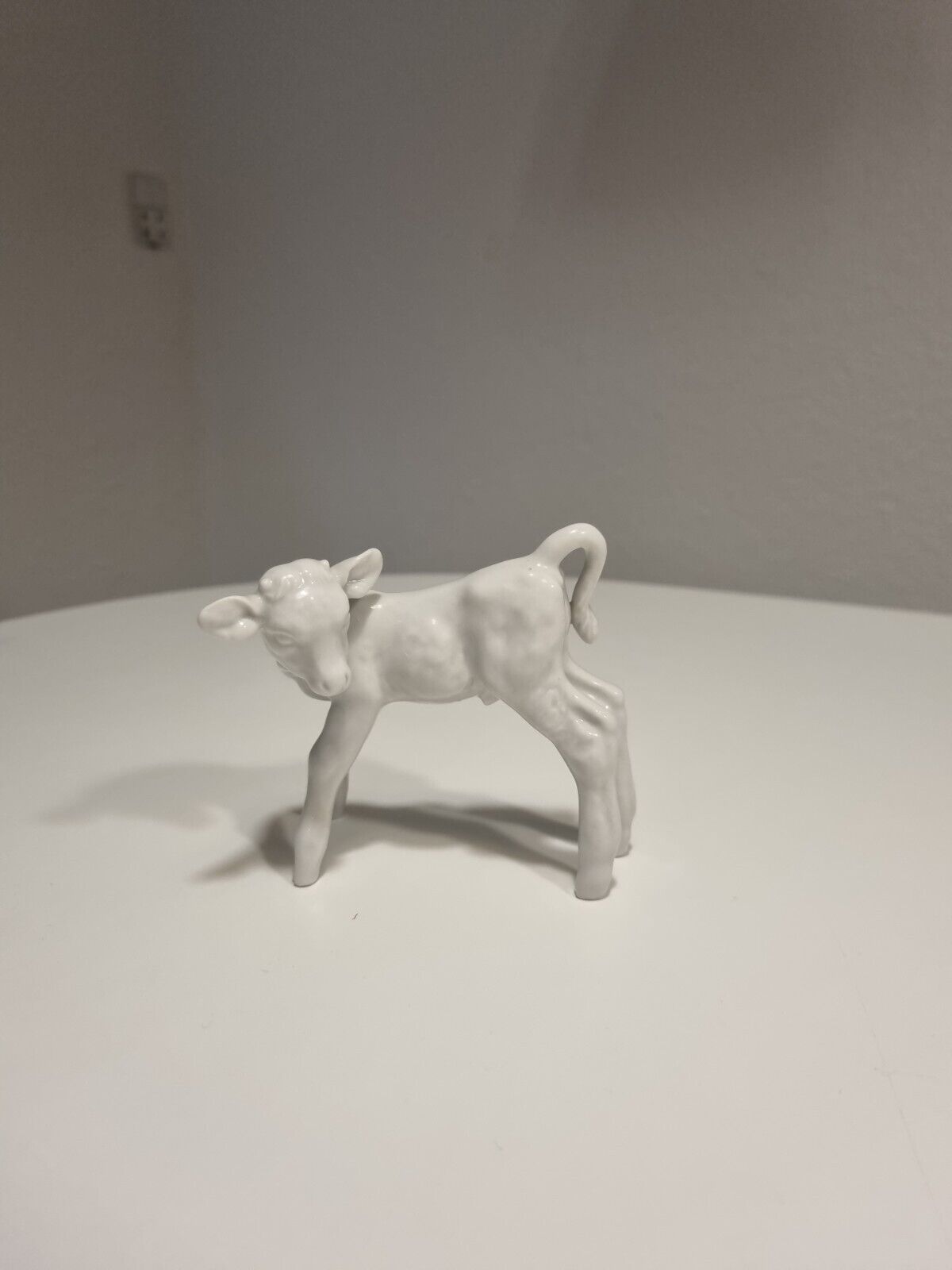 Meissen figurine blanc de Chine Calf