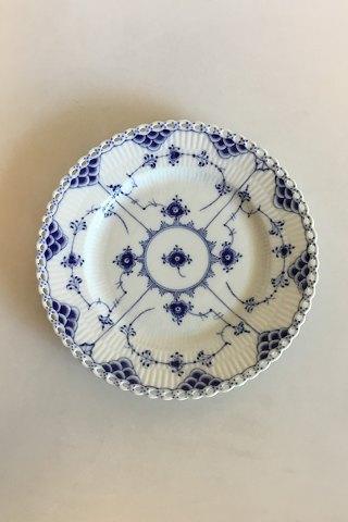 Royal Copenhagen Blue Fluted Full Lace Lunch Plate No 1086