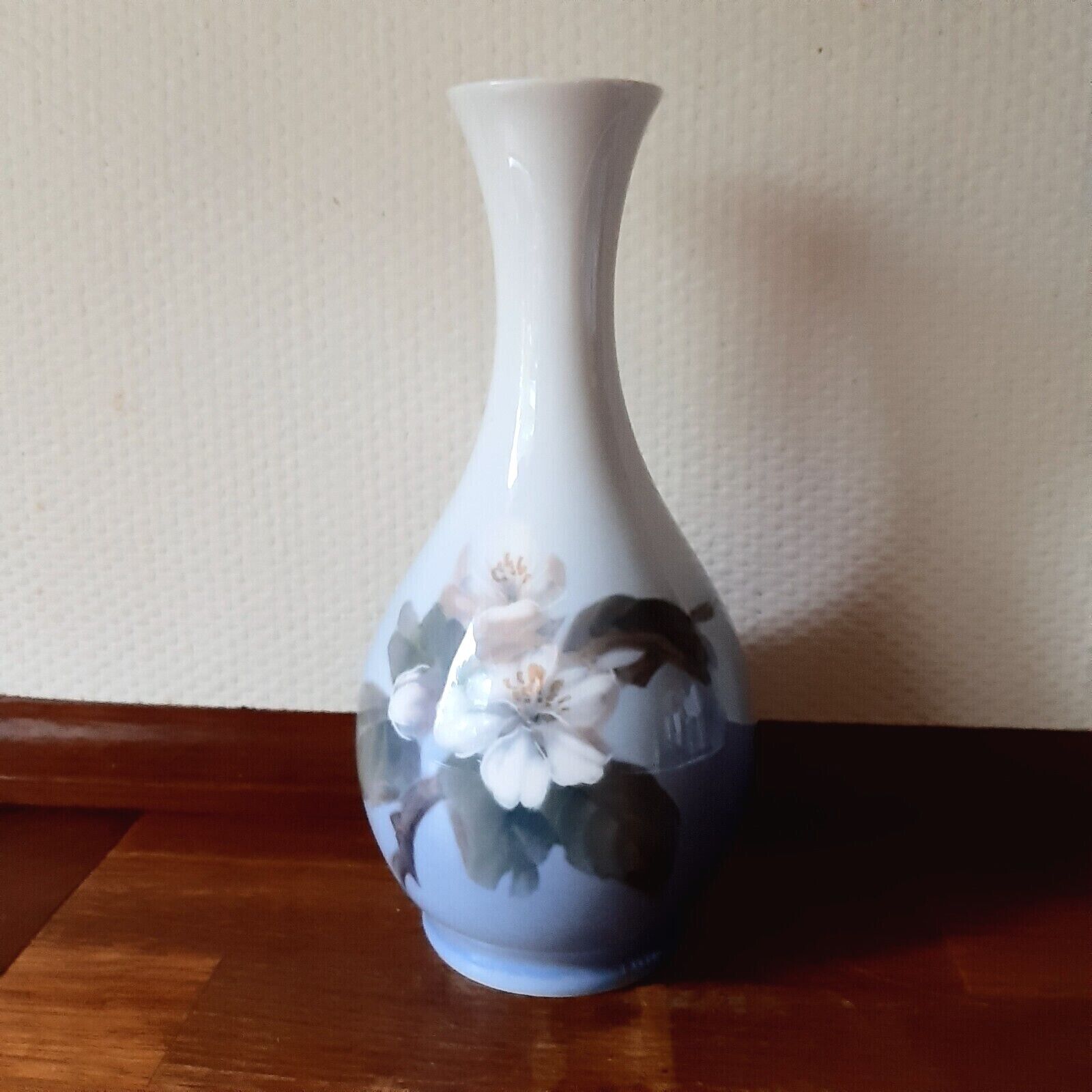 Flower vase w Appletwig in blossom decor # 53-51 Royal Copenhagen 1st