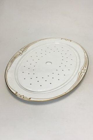 Royal Copenhagen Patttern No 117 Art Nouveau with Gold decoration Serving tray