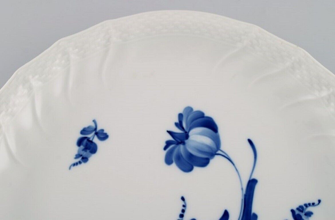 Large Royal Copenhagen Blue Flower Curved round dish 1960s