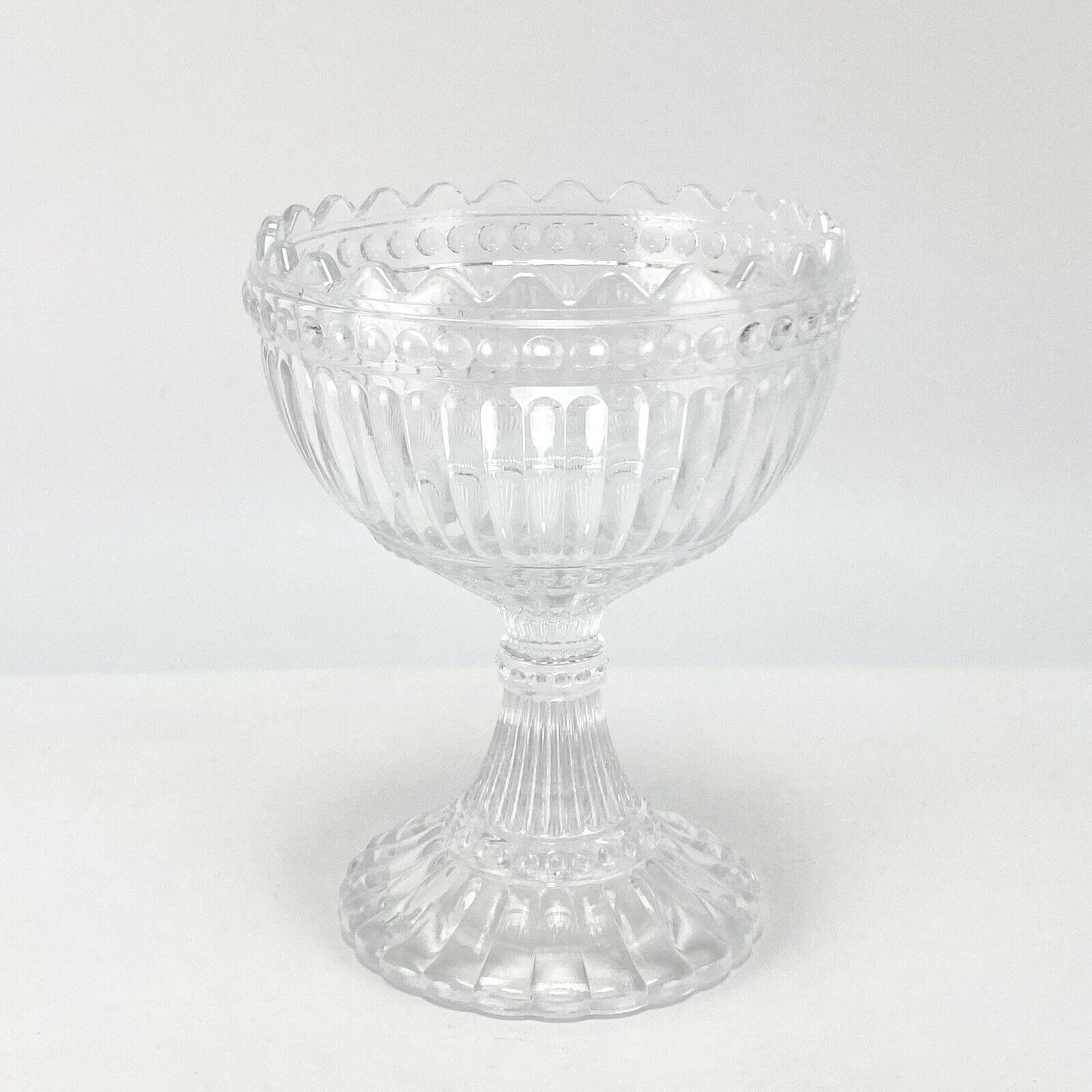 Finnish MCM Design Iittala Marimekko Mariskooli Serving Snack Bowl Votive Clear