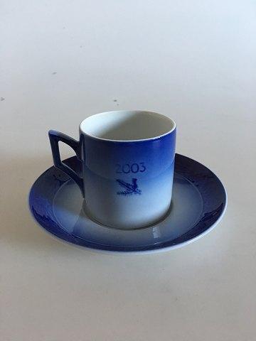 Royal Copenhagen Christmas Cup and Saucer 2003