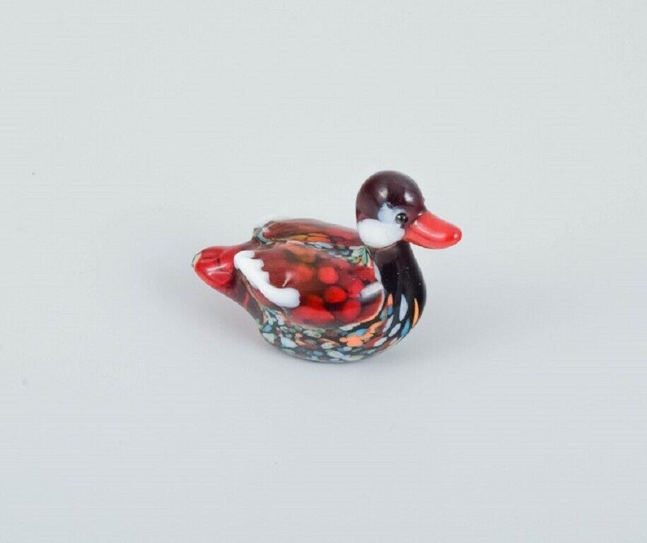 Murano Italy A collection of six miniature glass figurines of animals