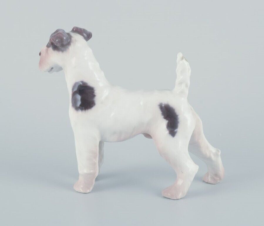 Bing  Grøndahl porcelain figurine of a Wire Fox Terrier 1920s/30s