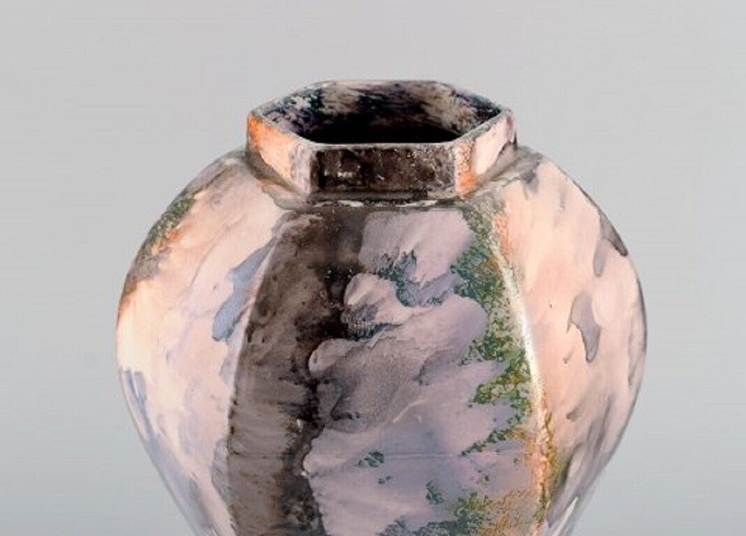 Early Rörstrand Art Deco vase in glazed ceramics 1920's