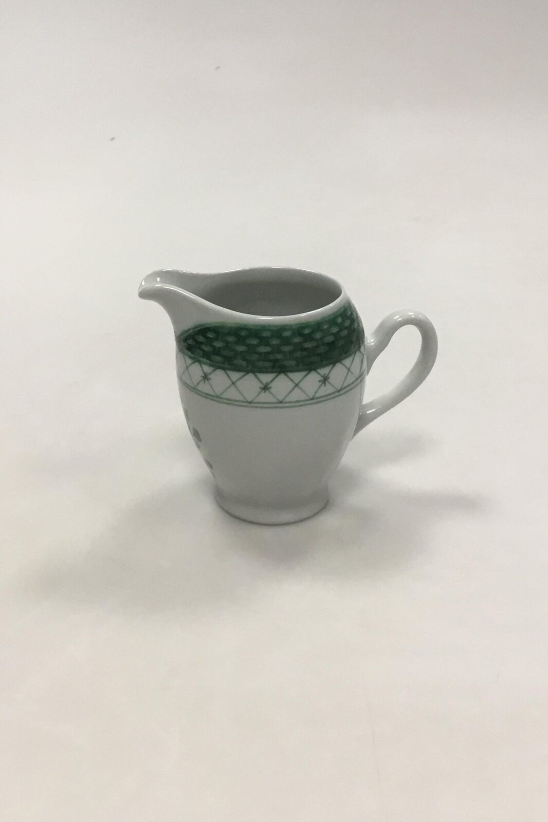 Royal Copenhagen Green Tranquebar Small Cream Jug No 1189