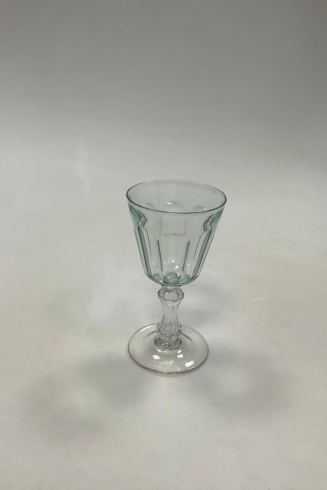 Val Saint-Lambert Bernadotte White Wine Glass Green